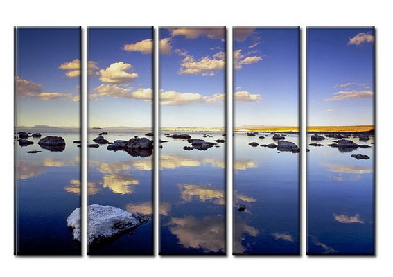 Modern Oil Paintings on canvas seascape painting -set08024 - Click Image to Close