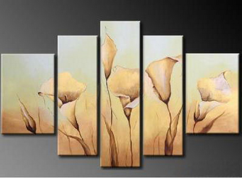 Modern Oil Paintings on canvas flower painting -set08092