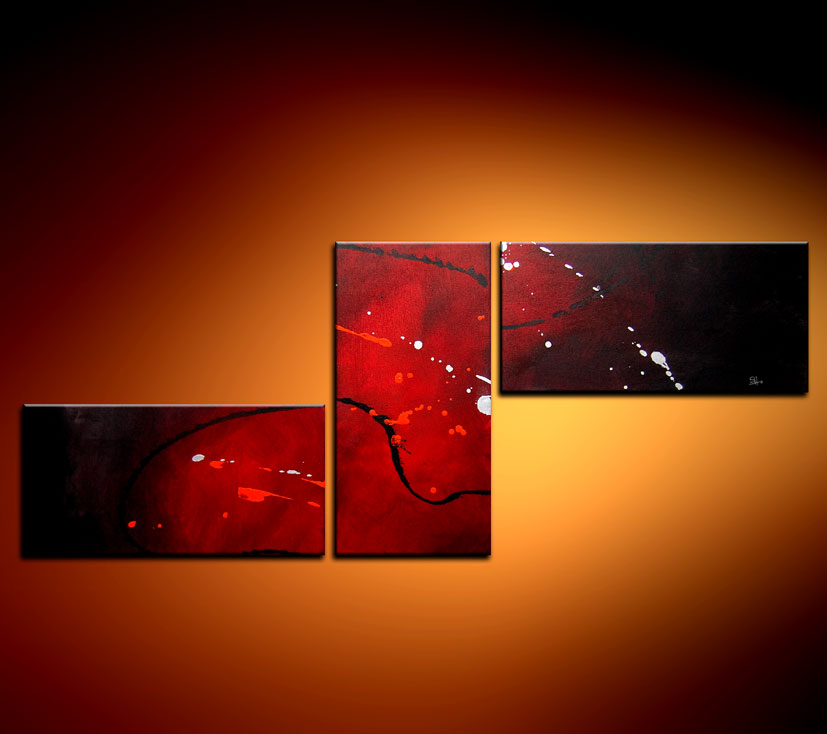 Modern Oil Paintings on canvas abstract painting -set08110