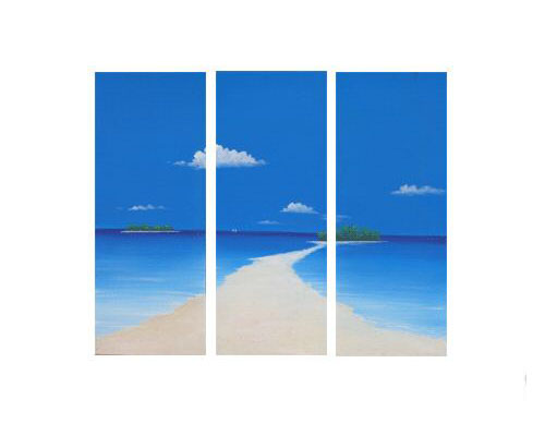 Modern Oil Paintings on canvas seascape painting -set08145