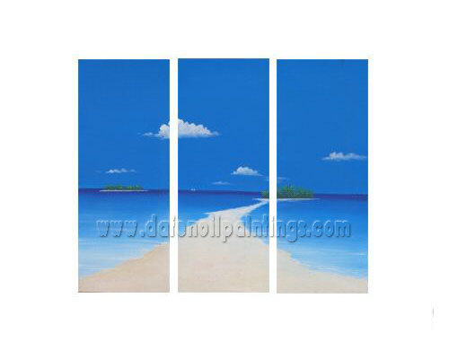 Modern Oil Paintings on canvas seascape painting -set08145 Modern Oil Paintings on canvas seascape painting -set08145
