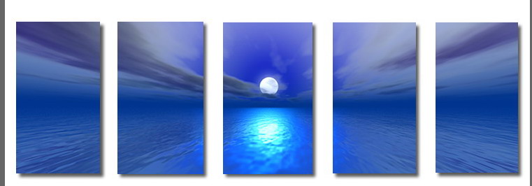 Modern Oil Paintings on canvas seascape painting -set08163