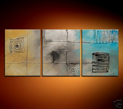 Modern Oil Paintings on canvas abstract painting -set08200