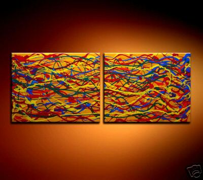 Modern Oil Paintings on canvas abstract painting -set08207