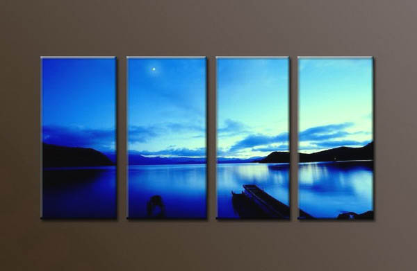 Modern Oil Paintings on canvas seascape painting -set10036