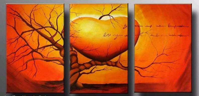 Modern Oil Paintings on canvas abstract painting -set12004