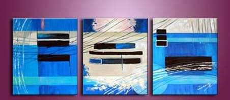 Modern Oil Paintings on canvas abstract painting -set12020