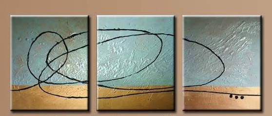 Modern Oil Paintings on canvas abstract painting -set12021