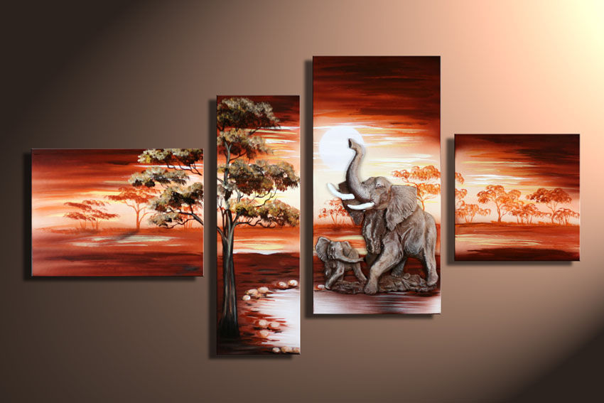 Modern Oil Paintings on canvas abstract painting -set12030