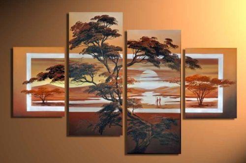 Modern Oil Paintings on canvas abstract painting -set12031