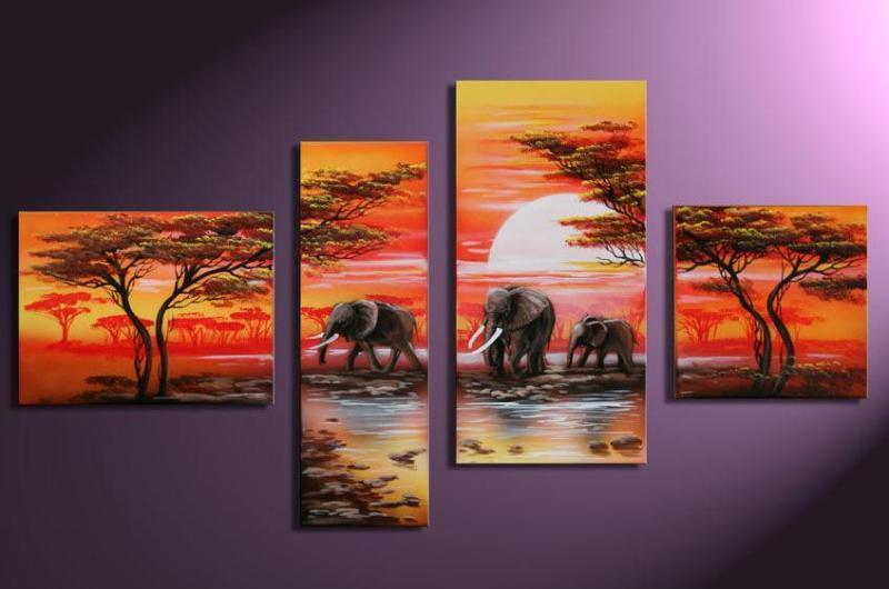 Modern Oil Paintings on canvas abstract painting -set12035