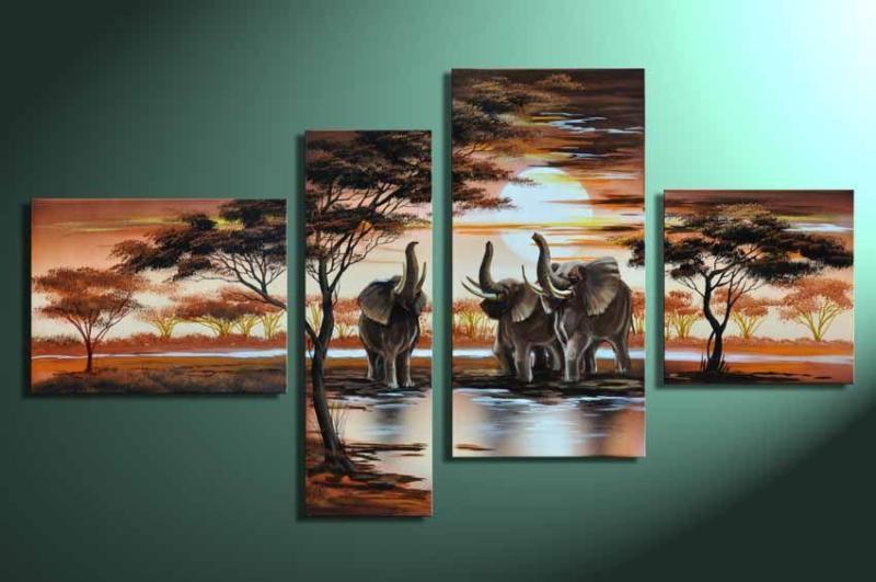 Modern Oil Paintings on canvas abstract painting -set12041