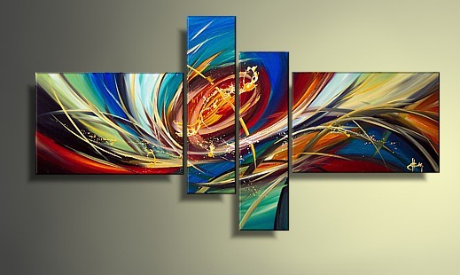 Modern Oil Paintings on canvas abstract painting -set12051
