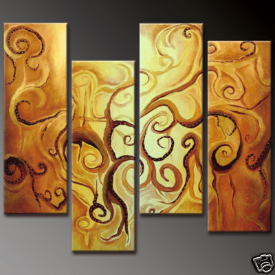 Modern Oil Paintings on canvas abstract painting -set12057