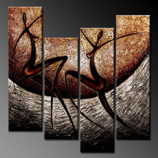 Modern Oil Paintings on canvas abstract painting -set12058