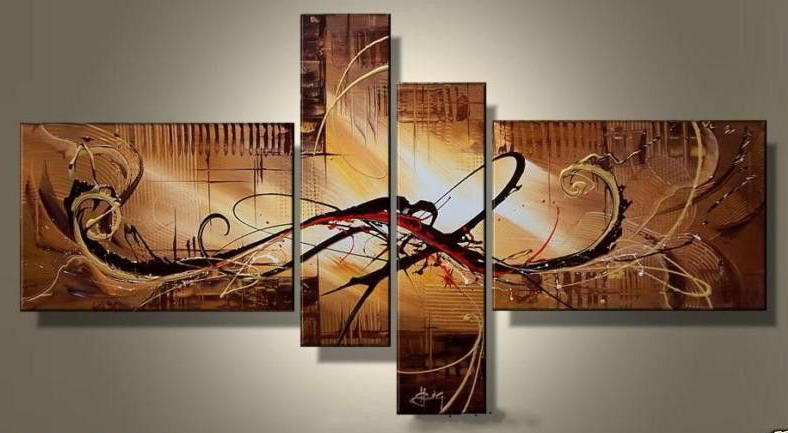 Modern Oil Paintings on canvas abstract painting -set12066