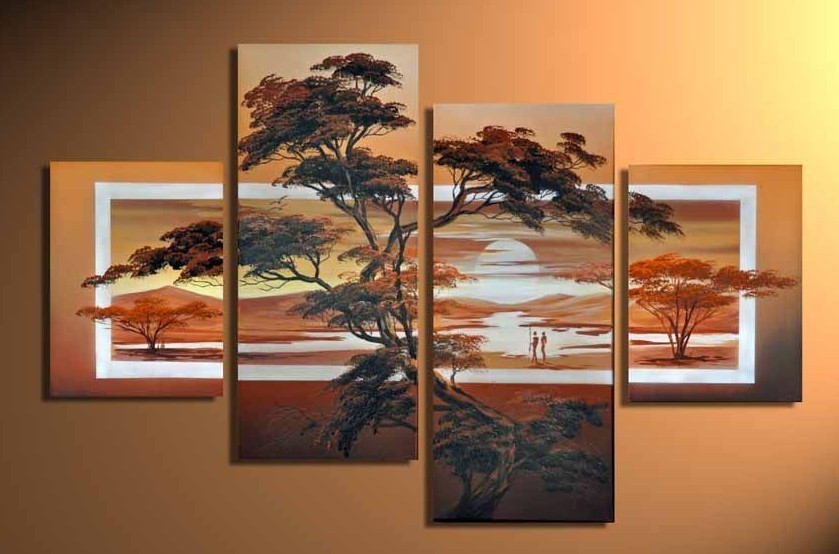 Modern Oil Paintings on canvas abstract painting -set12076