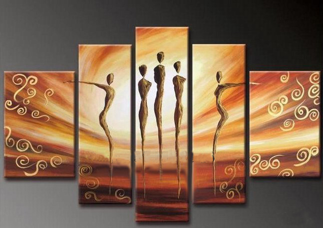 Modern Oil Paintings on canvas abstract painting -set12082