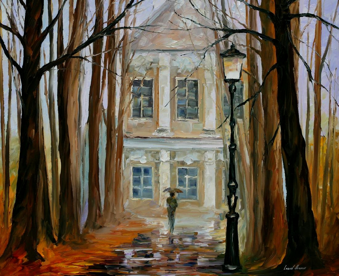 Modern impressionism palette knife oil painting