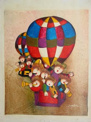 Dafen Oil Painting on canvas -child51
