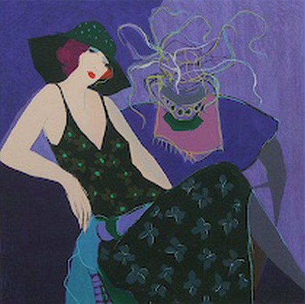 Itzchak Tarkay Oil Painting
