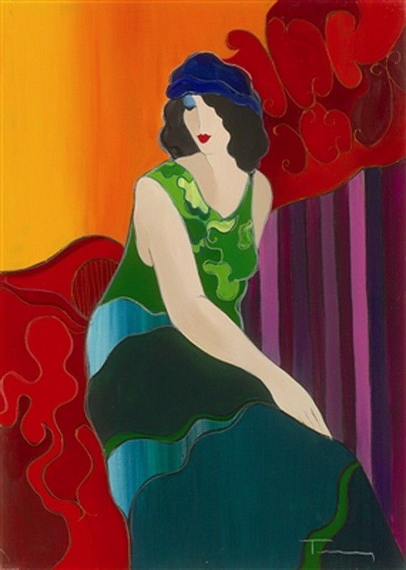 Itzchak Tarkay Oil Painting