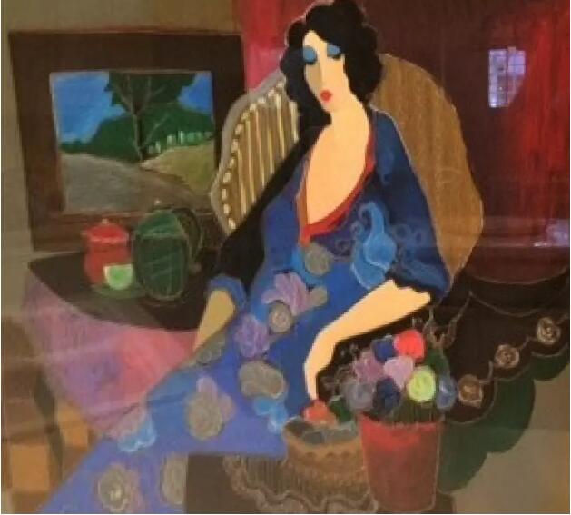 Itzchak Tarkay Oil Painting