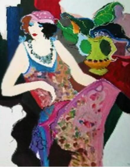 Itzchak Tarkay Oil Painting