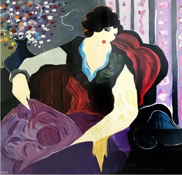 Itzchak Tarkay Oil Painting