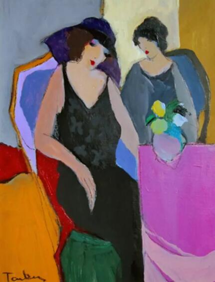 Itzchak Tarkay Oil Painting