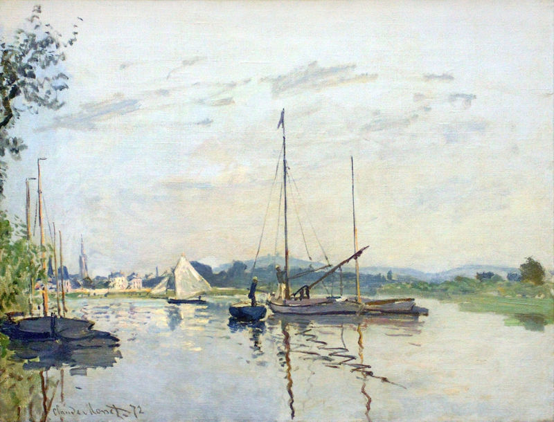 Cloude Monet Paintings Argenteuil 1872