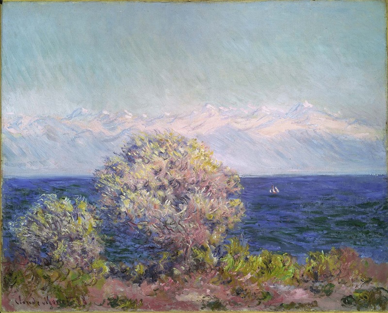 Cloude Monet Oil Paintings At Cap d'Antibes, Mistral Wind 1888