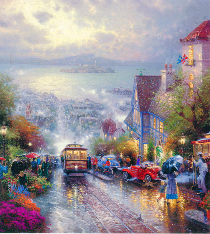Thomas Kinkade Oil Painting