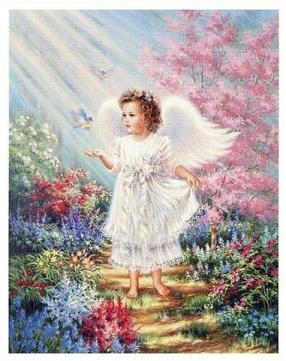 Dafen Oil Painting on canvas -angel08 - Click Image to Close