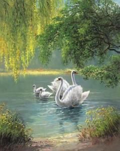 Dafen Oil Painting on canvas -animal016 Dafen Oil Painting on canvas -animal016
