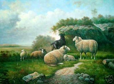 Dafen Oil Painting on canvas -animal022 Dafen Oil Painting on canvas -animal022