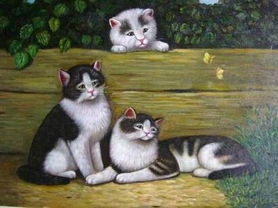 Dafen Oil Painting on canvas -animal026 Dafen Oil Painting on canvas -animal026