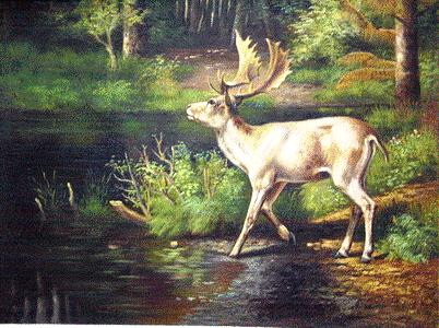 Dafen Oil Painting on canvas -animal030 Dafen Oil Painting on canvas -animal030