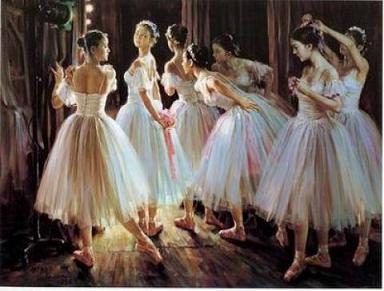 Dafen Oil Painting on canvas -ballet03