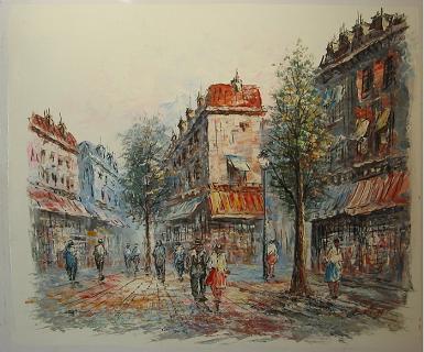 Dafen Oil Painting on canvas -building62 Dafen Oil Painting on canvas -building62