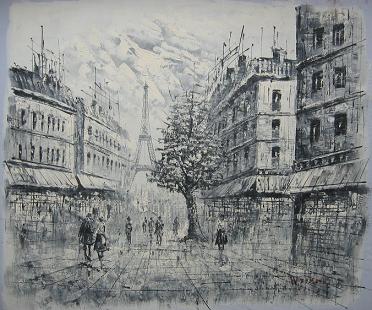 Dafen Oil Painting on canvas -building65 Dafen Oil Painting on canvas -building65