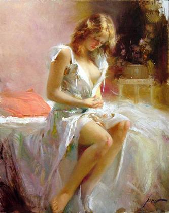 Dafen Oil Painting on canvas -figure056 Dafen Oil Painting on canvas -figure056