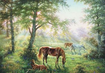 Dafen Oil Painting on canvas -horse020 Dafen Oil Painting on canvas -horse020