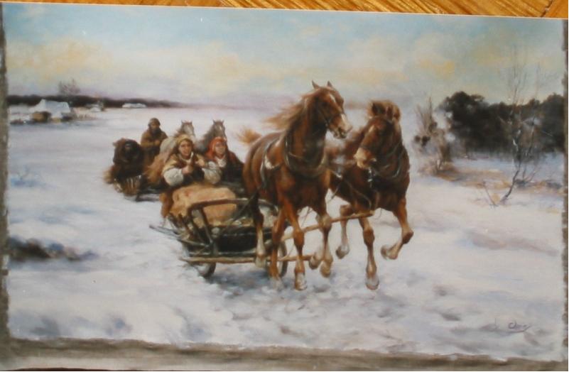 Dafen Oil Painting on canvas -horse030 Dafen Oil Painting on canvas -horse030