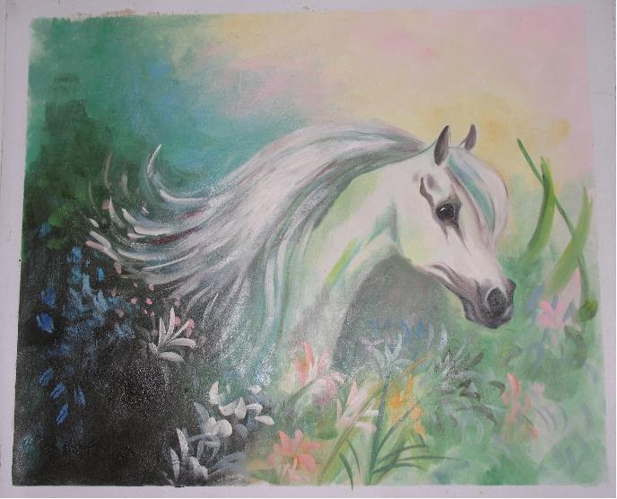 Dafen Oil Painting on canvas -horse040 Dafen Oil Painting on canvas -horse040