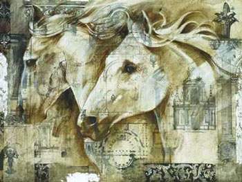 Dafen Oil Painting on canvas -horse049 Dafen Oil Painting on canvas -horse049