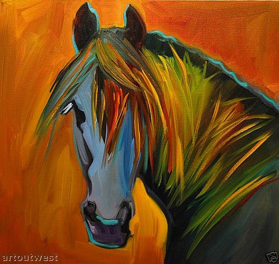 Dafen Oil Painting on canvas -horse053 Dafen Oil Painting on canvas -horse053
