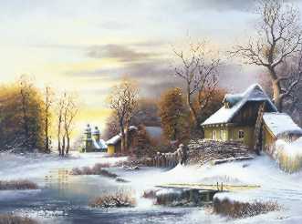 Dafen Oil Painting on canvas -land002 Dafen Oil Painting on canvas -land002