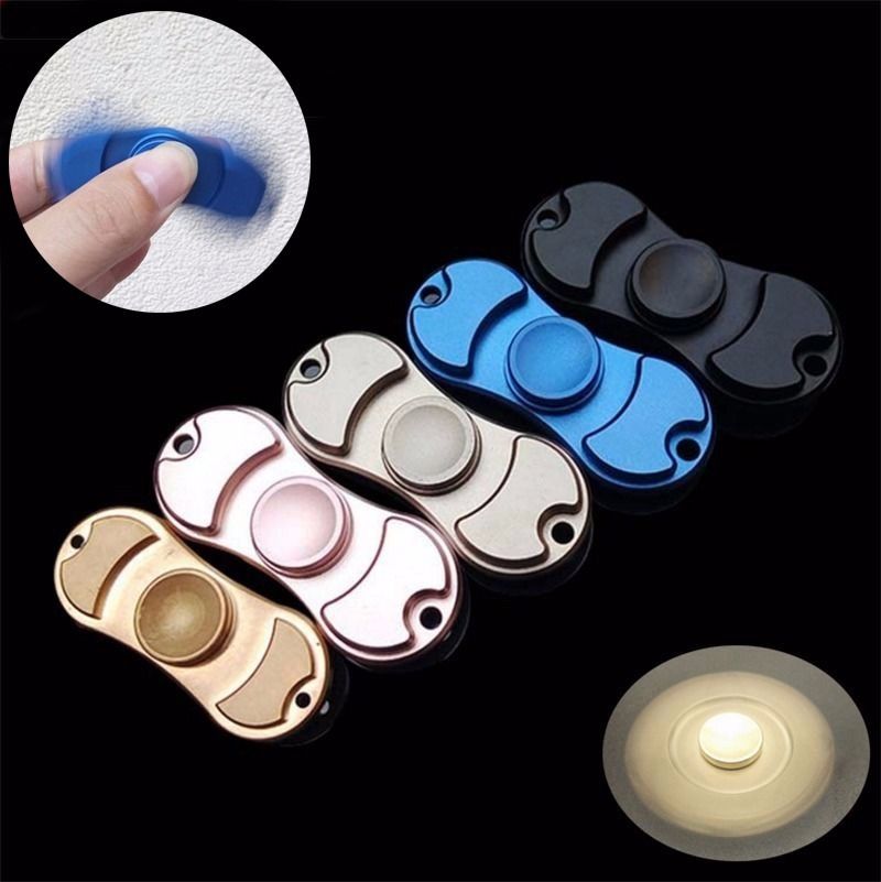Hand Fidget Spinner EDC Finger Gyro Toy Aluminium Alloy Material