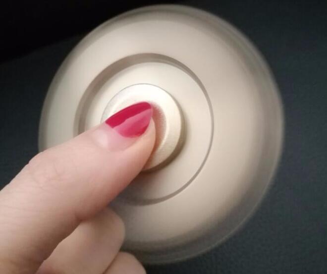 Hand Fidget Spinner EDC Finger Gyro Toy Pure Copper Material